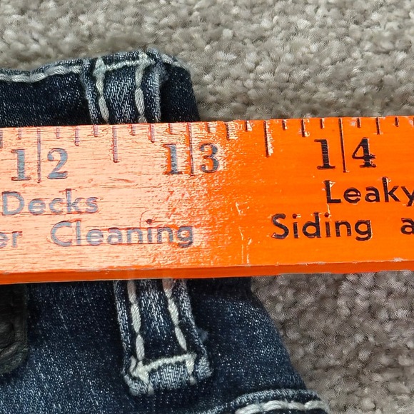 BKE Tyler Mens Straight Leg Jeans Blue Medium Wash Contrast Stitch 27x32 - Picture 6 of 10